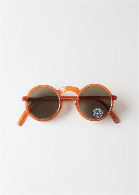 orange circle sunglasses